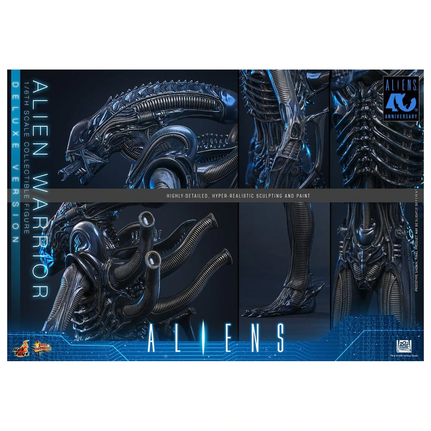 Alien Movie Arcydzieło Figurka akcji 1/6 Alien Warrior (Deluxe Version) 39 cm zdjęcie produktu