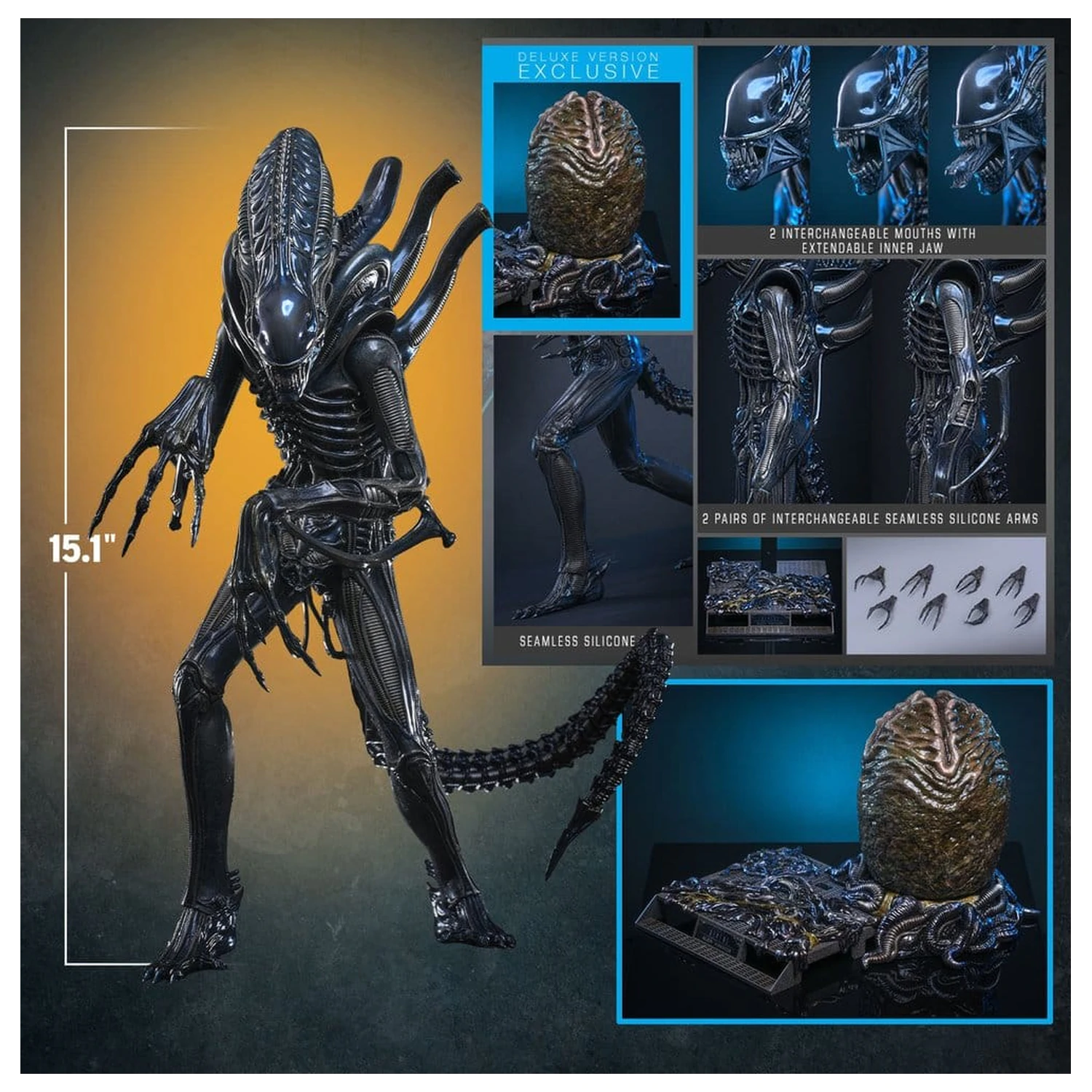 Alien Movie Arcydzieło Figurka akcji 1/6 Alien Warrior (Deluxe Version) 39 cm zdjęcie produktu