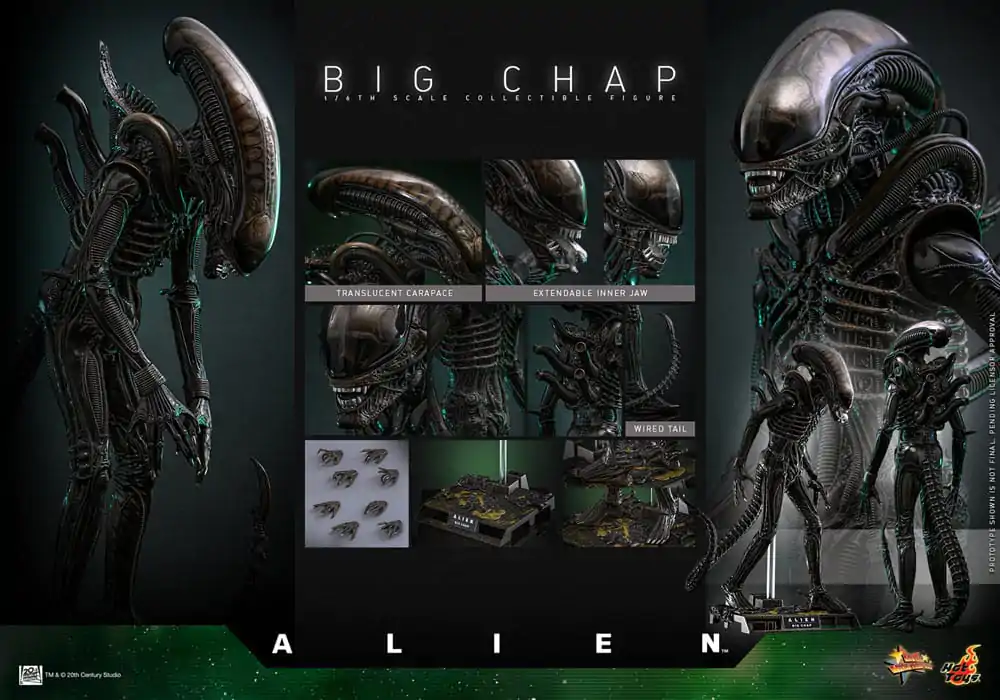 Alien Movie Masterpiece Figurka Akcji 1/6 Big Chap 36 cm zdjęcie produktu