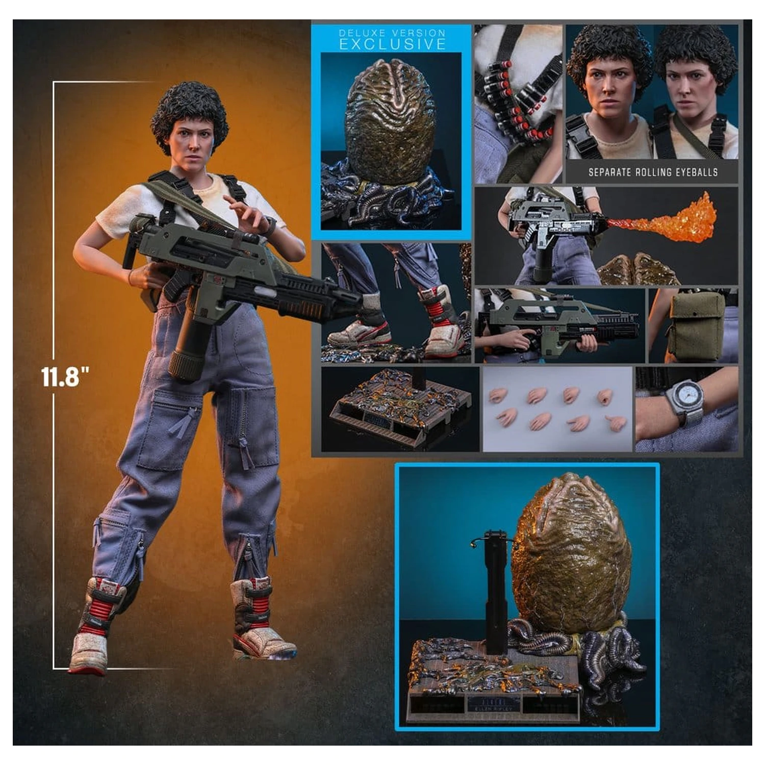 Alien Movie Masterpiece Figurka akcji 1/6 Ellen Ripley (Deluxe Version) 30 cm zdjęcie produktu