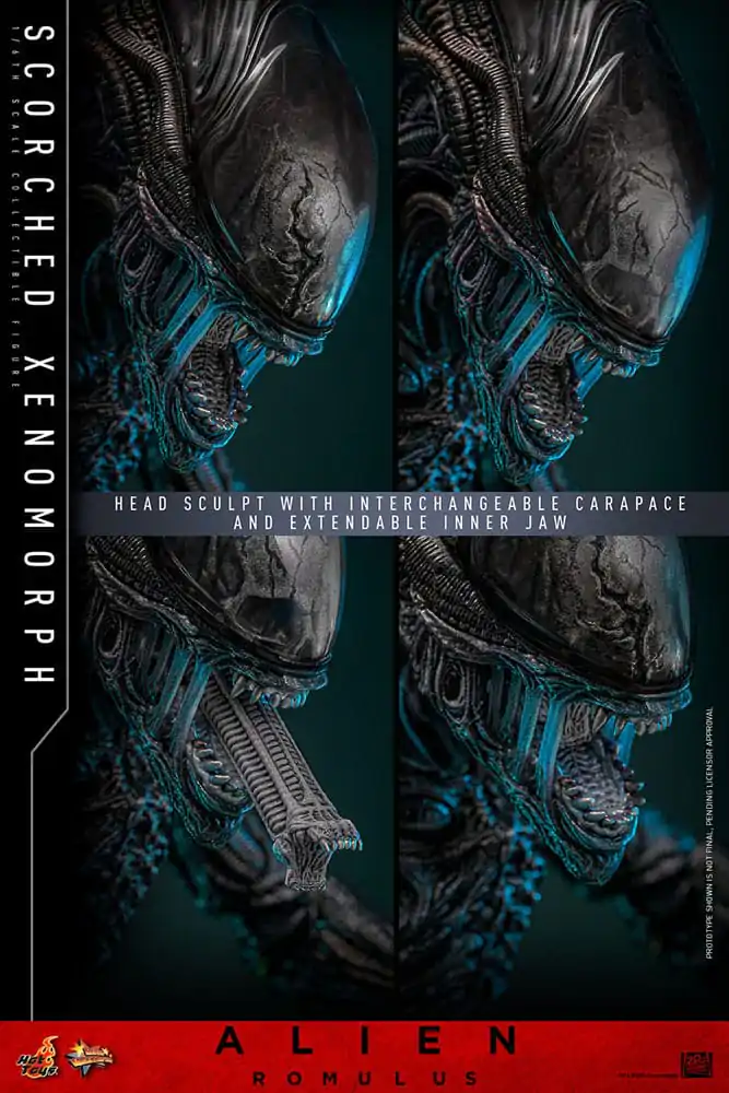 Alien: Romulus Movie Masterpiece Figurka Akcji 1/6 Scorched Xenomorph 44 cm zdjęcie produktu