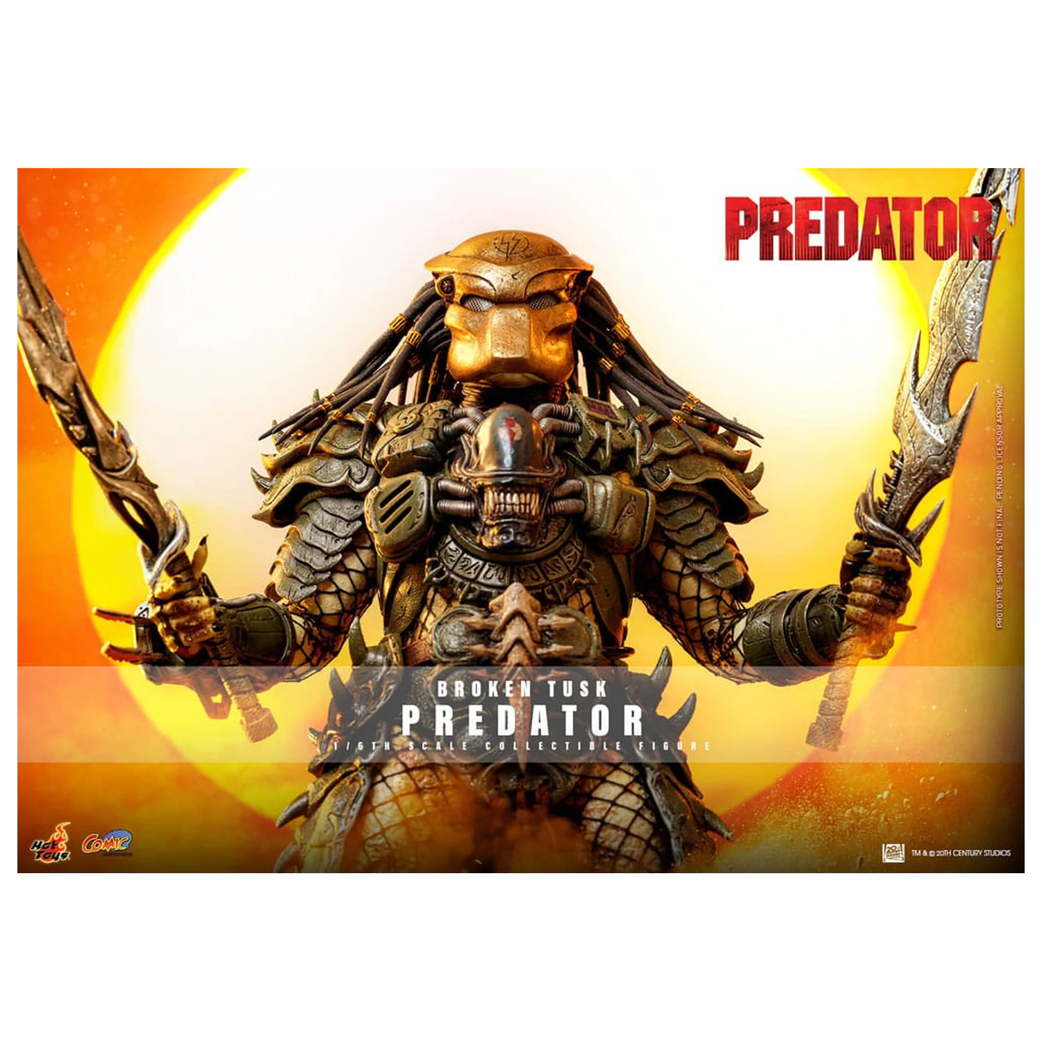 Alien vs. Predator Comic Masterpiece Figurka Akcji 1/6 Broken Tusk Predator 35 cm zdjęcie produktu