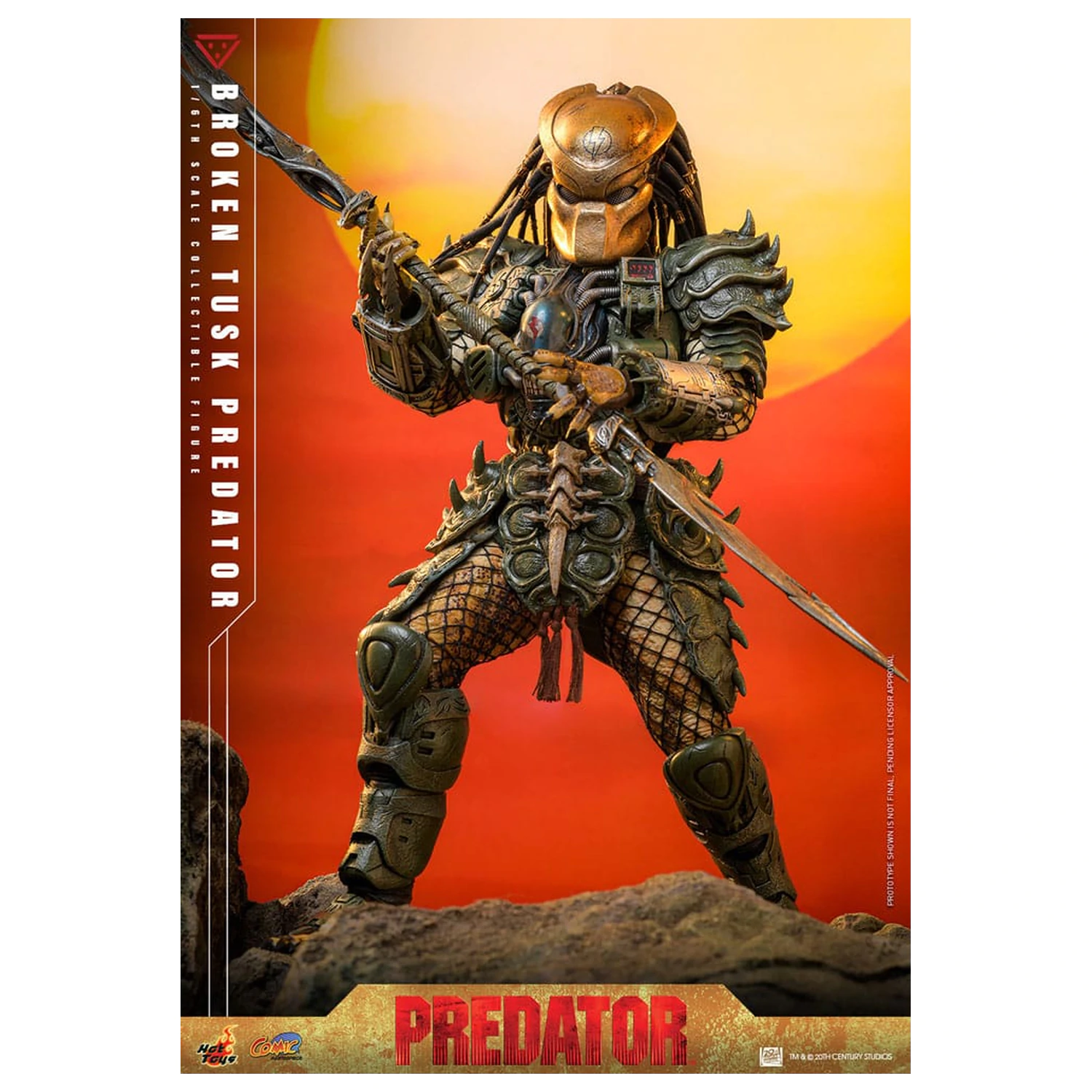 Alien vs. Predator Comic Masterpiece Figurka Akcji 1/6 Broken Tusk Predator 35 cm zdjęcie produktu