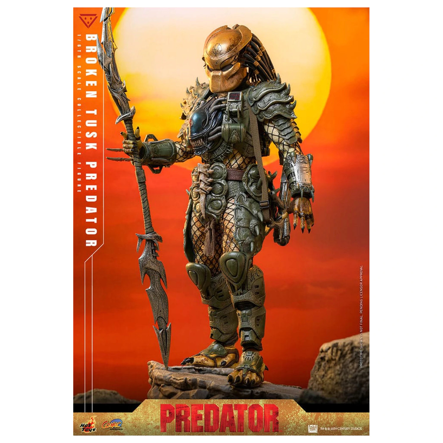 Alien vs. Predator Comic Masterpiece Figurka Akcji 1/6 Broken Tusk Predator 35 cm zdjęcie produktu