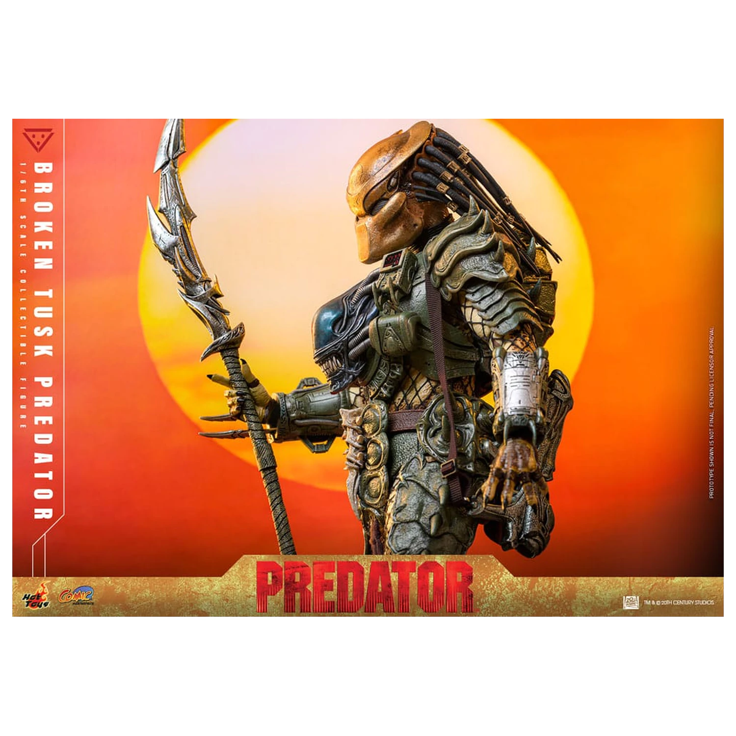 Alien vs. Predator Comic Masterpiece Figurka Akcji 1/6 Broken Tusk Predator 35 cm zdjęcie produktu