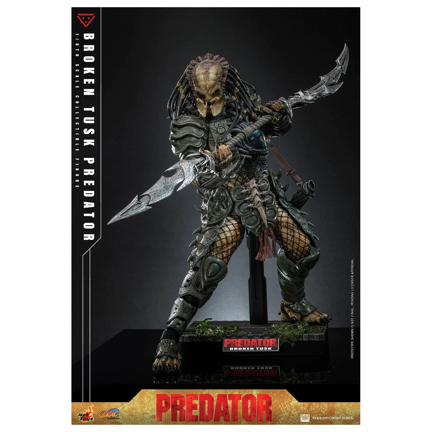 Alien vs. Predator Comic Masterpiece Figurka Akcji 1/6 Broken Tusk Predator 35 cm zdjęcie produktu
