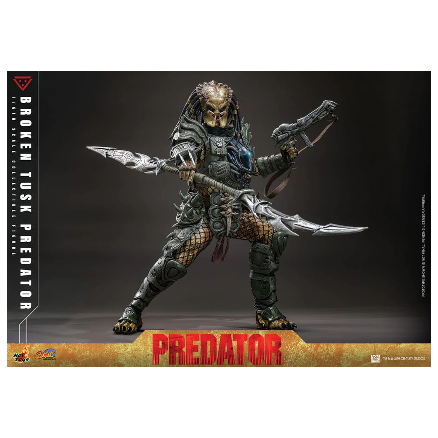 Alien vs. Predator Comic Masterpiece Figurka Akcji 1/6 Broken Tusk Predator 35 cm zdjęcie produktu