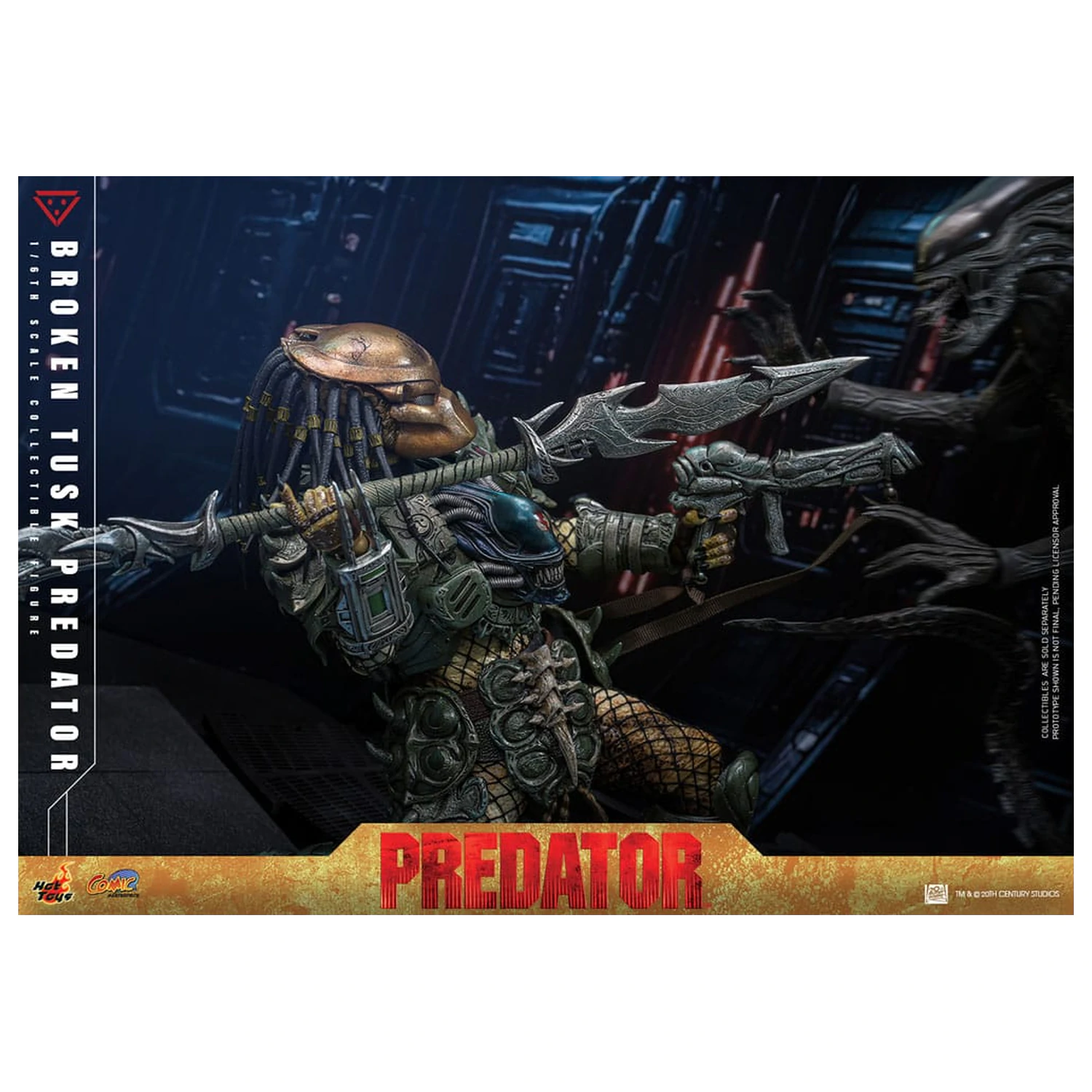 Alien vs. Predator Comic Masterpiece Figurka Akcji 1/6 Broken Tusk Predator 35 cm zdjęcie produktu