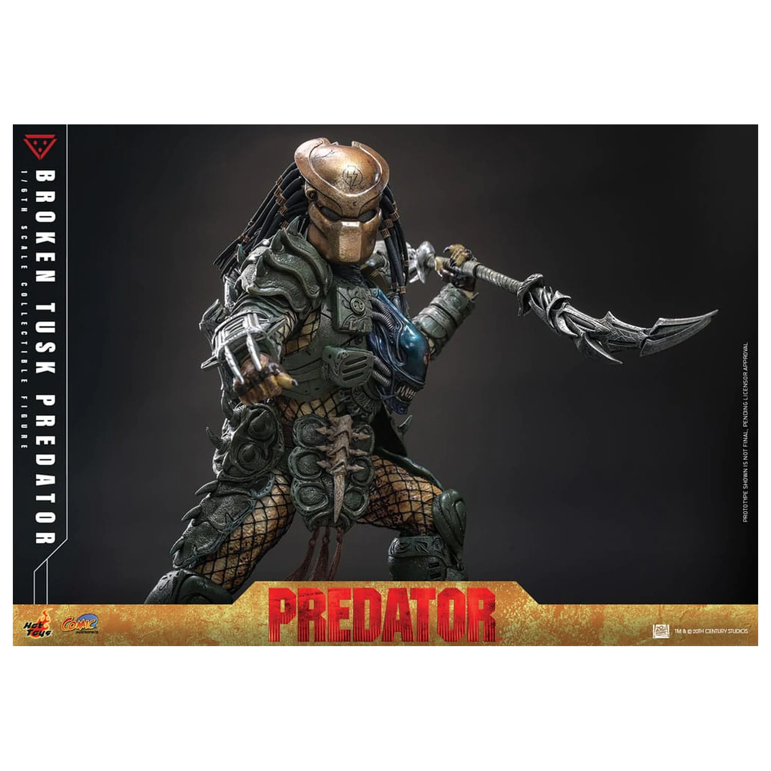 Alien vs. Predator Comic Masterpiece Figurka Akcji 1/6 Broken Tusk Predator 35 cm zdjęcie produktu