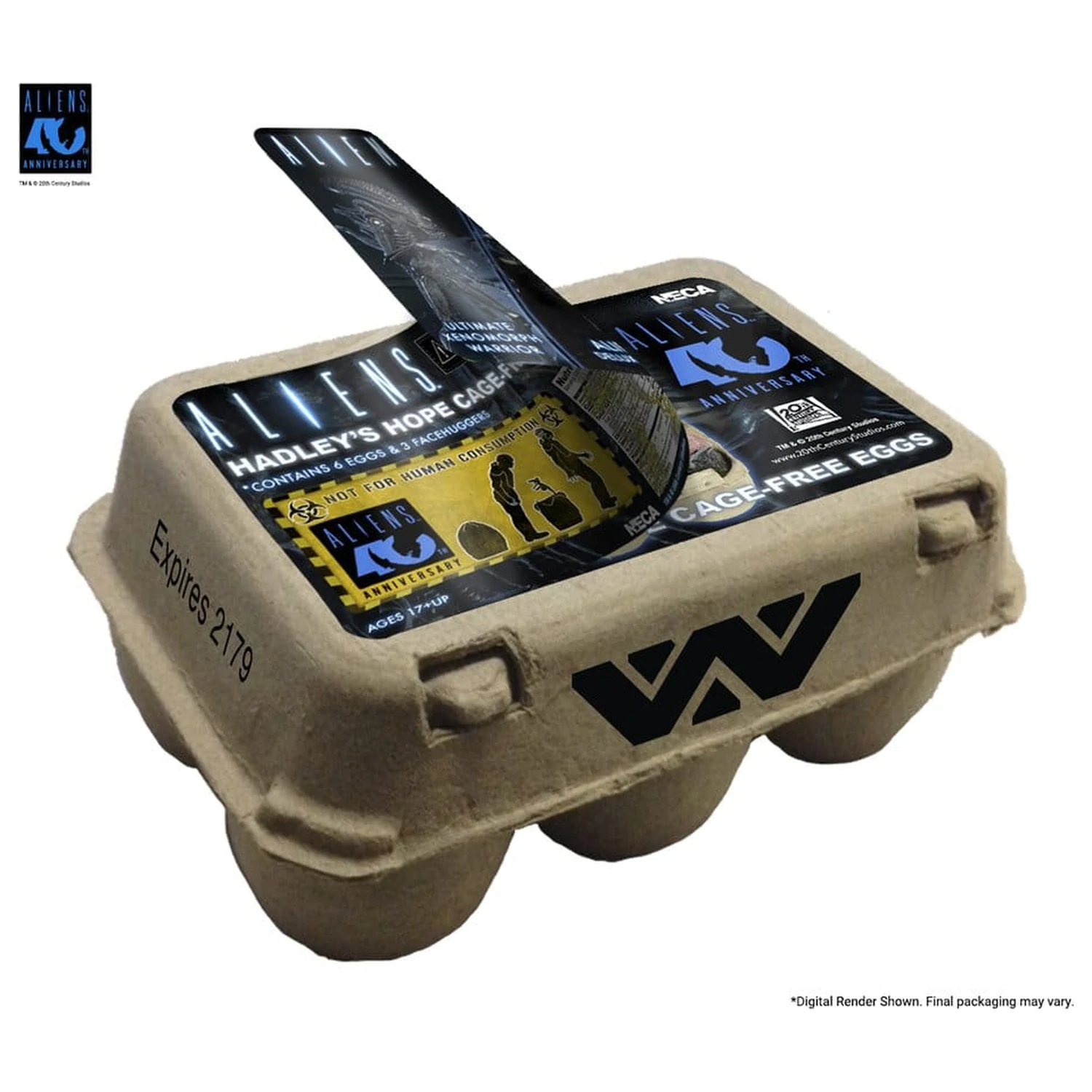 Aliens 6-pak Akcesoria Zestaw karton Alien Eggs (40th Anniversary) zdjęcie produktu
