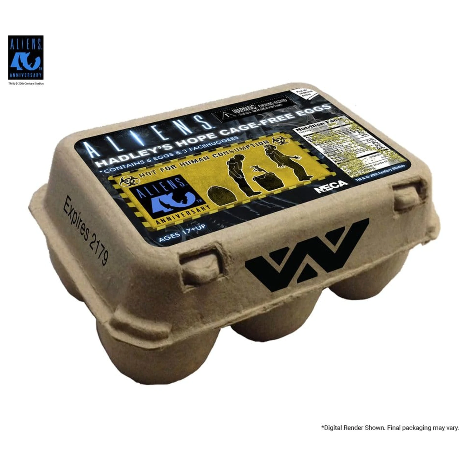 Aliens 6-pak Akcesoria Zestaw karton Alien Eggs (40th Anniversary) zdjęcie produktu