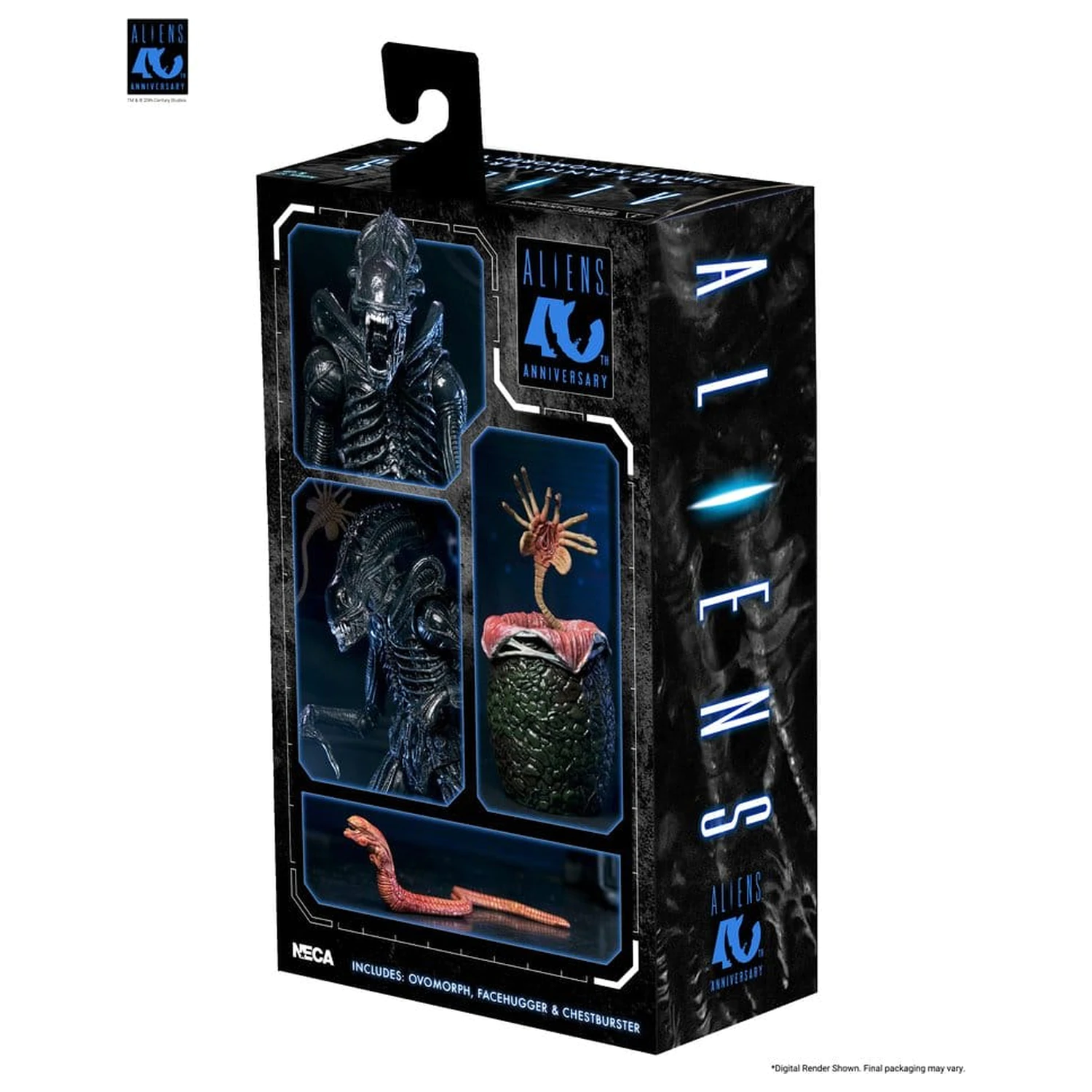 Aliens Ultimate Figurka akcji Warrior (1986) Xenomorph Black (40th Anniversary) 23 cm zdjęcie produktu