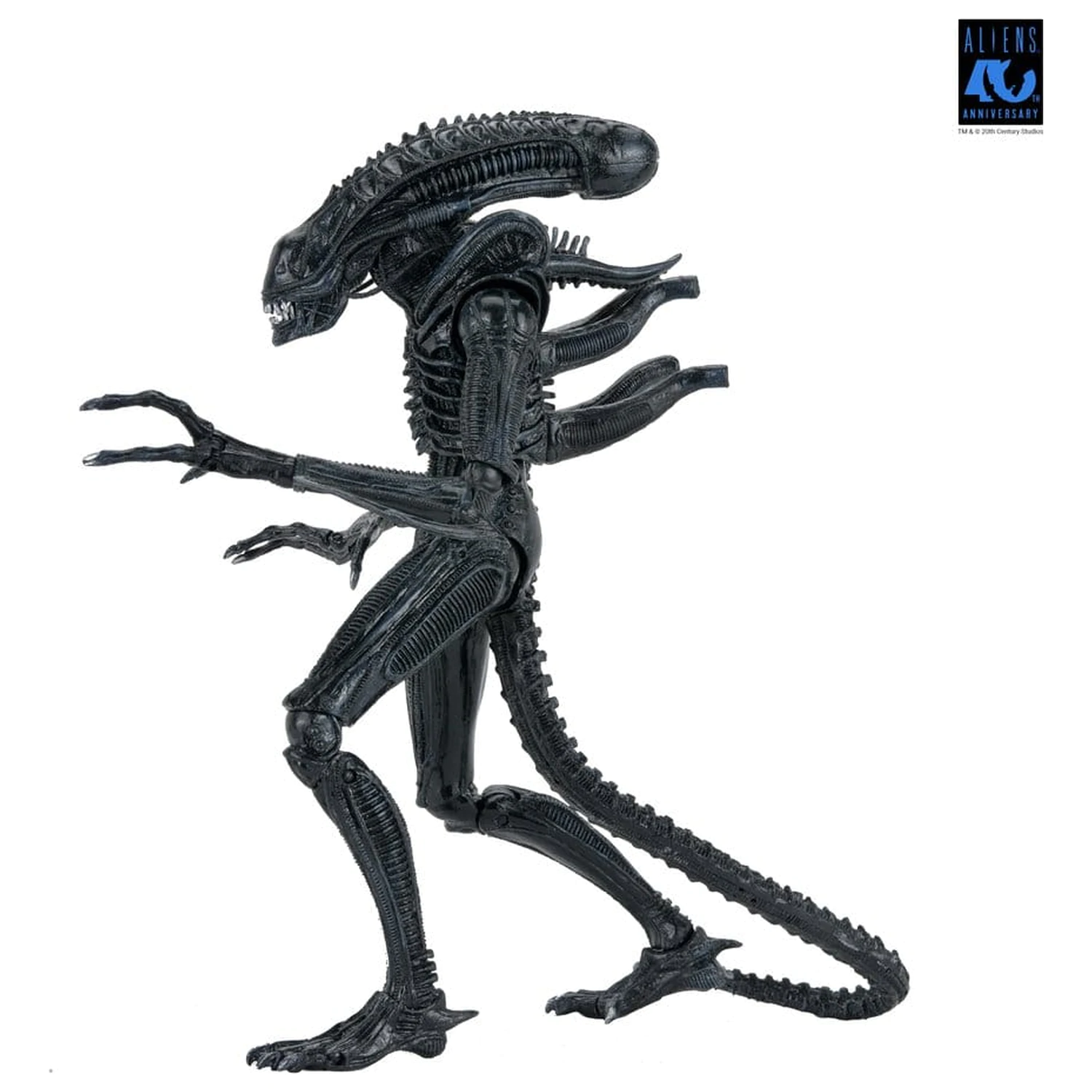 Aliens Ultimate Figurka akcji Warrior (1986) Xenomorph Black (40th Anniversary) 23 cm zdjęcie produktu
