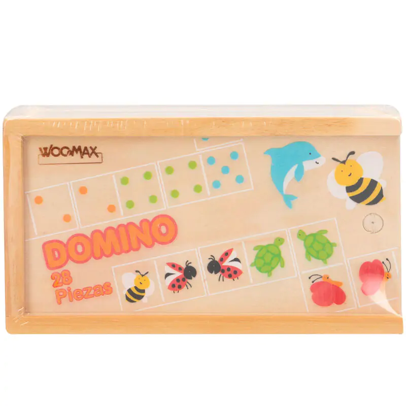 Drewniane domino zwierzęta 29 sztuk zdjęcie produktu