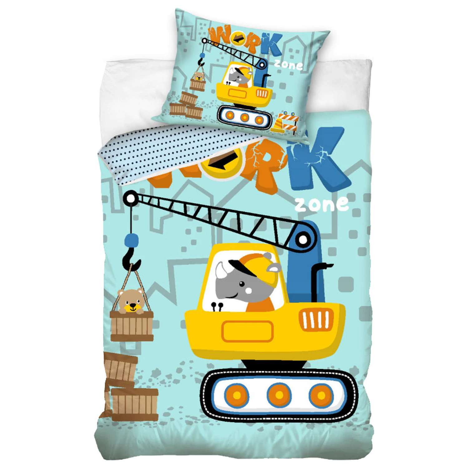 Poszwa na kołdrę Animal Rhinoceros Work zdjęcie produktu