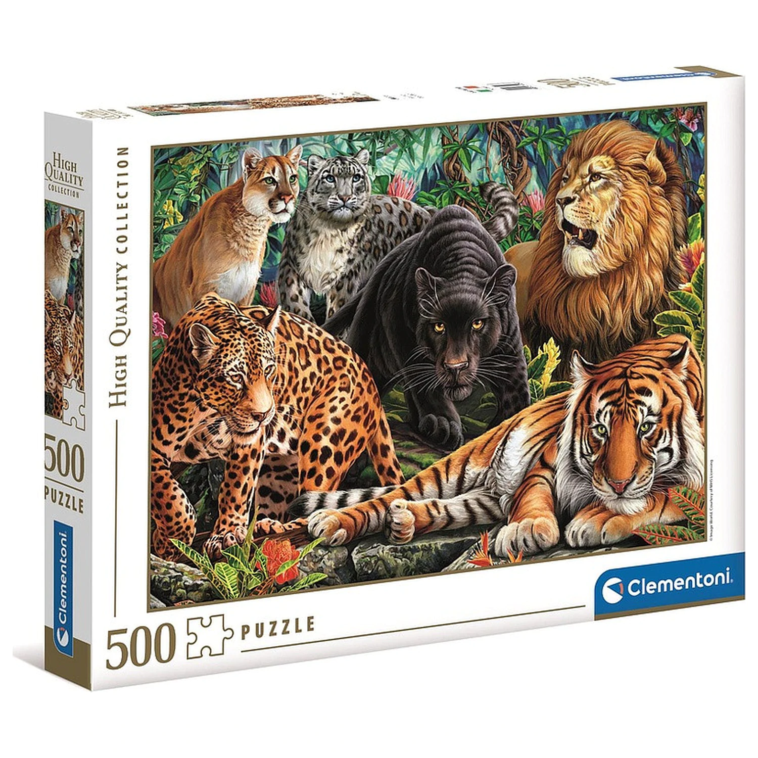 Animal Wild Cats 500-elementowe puzzle zdjęcie produktu