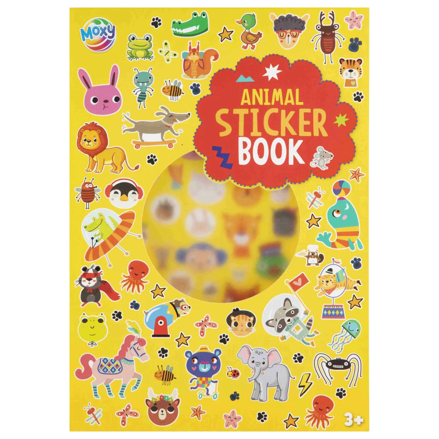 Animal Yellow Sticker Pack, 8 Arkuszy zdjęcie produktu
