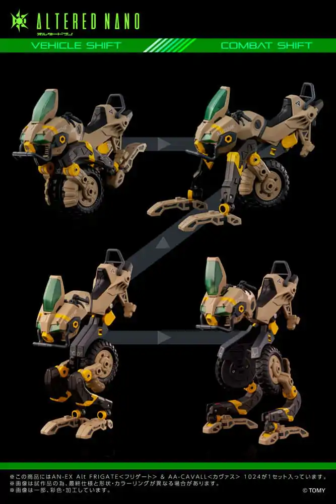 Altered Nano Action Figures 2-Pack AN-EX Alt FRIGATE & AA-CAFALL 1024 (FLAGSHIP) 10 cm Figurki Akcji zdjęcie produktu