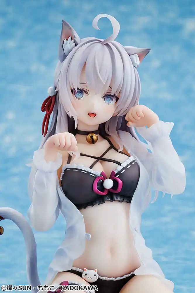 Alya Czasami Ukrywa Swoje Uczucia po Rosyjsku Statua 1/7 Alisa Mikhailovna Kujou: Light Novel Catgirl Ver. Ilustracja autorstwa Momoco 13 cm zdjęcie produktu