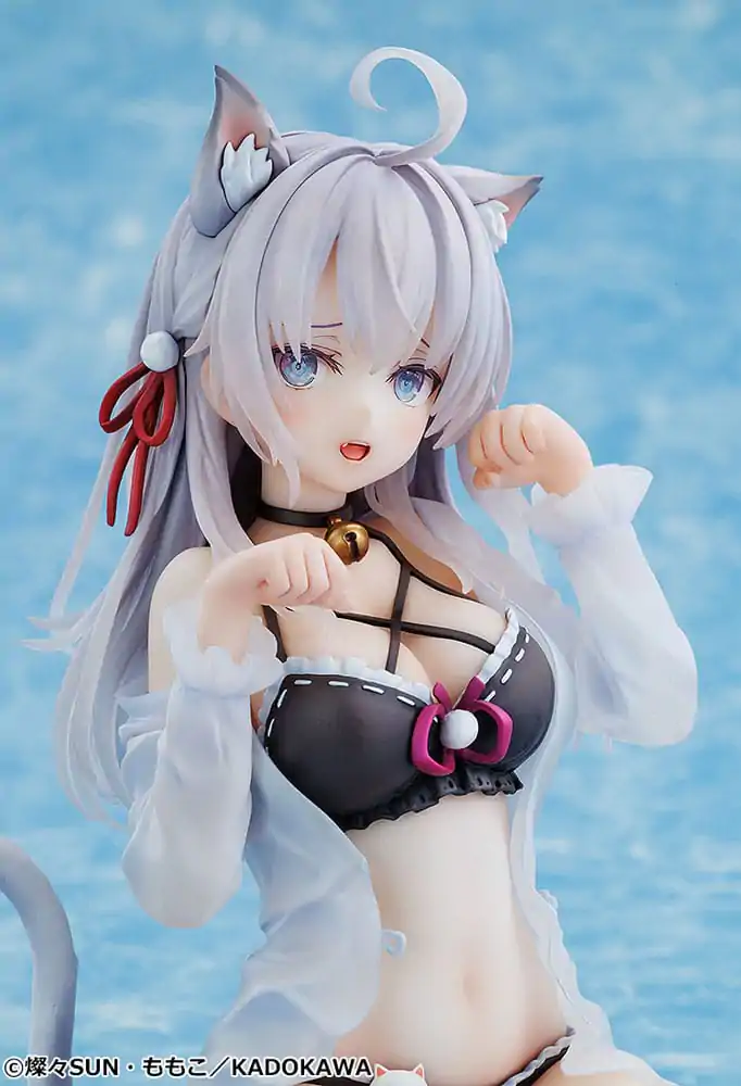 Alya Czasami Ukrywa Swoje Uczucia po Rosyjsku Statua 1/7 Alisa Mikhailovna Kujou: Light Novel Catgirl Ver. Ilustracja autorstwa Momoco 13 cm zdjęcie produktu