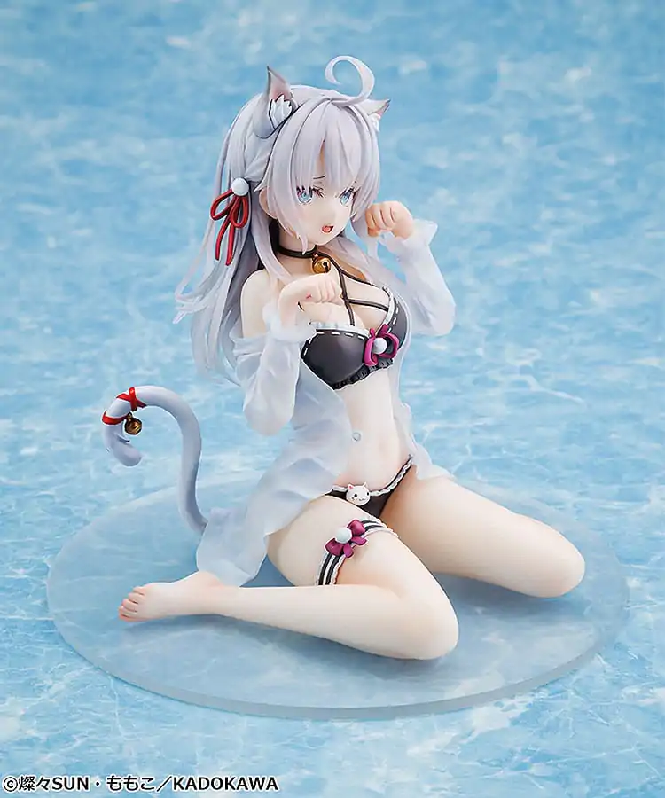 Alya Czasami Ukrywa Swoje Uczucia po Rosyjsku Statua 1/7 Alisa Mikhailovna Kujou: Light Novel Catgirl Ver. Ilustracja autorstwa Momoco 13 cm zdjęcie produktu