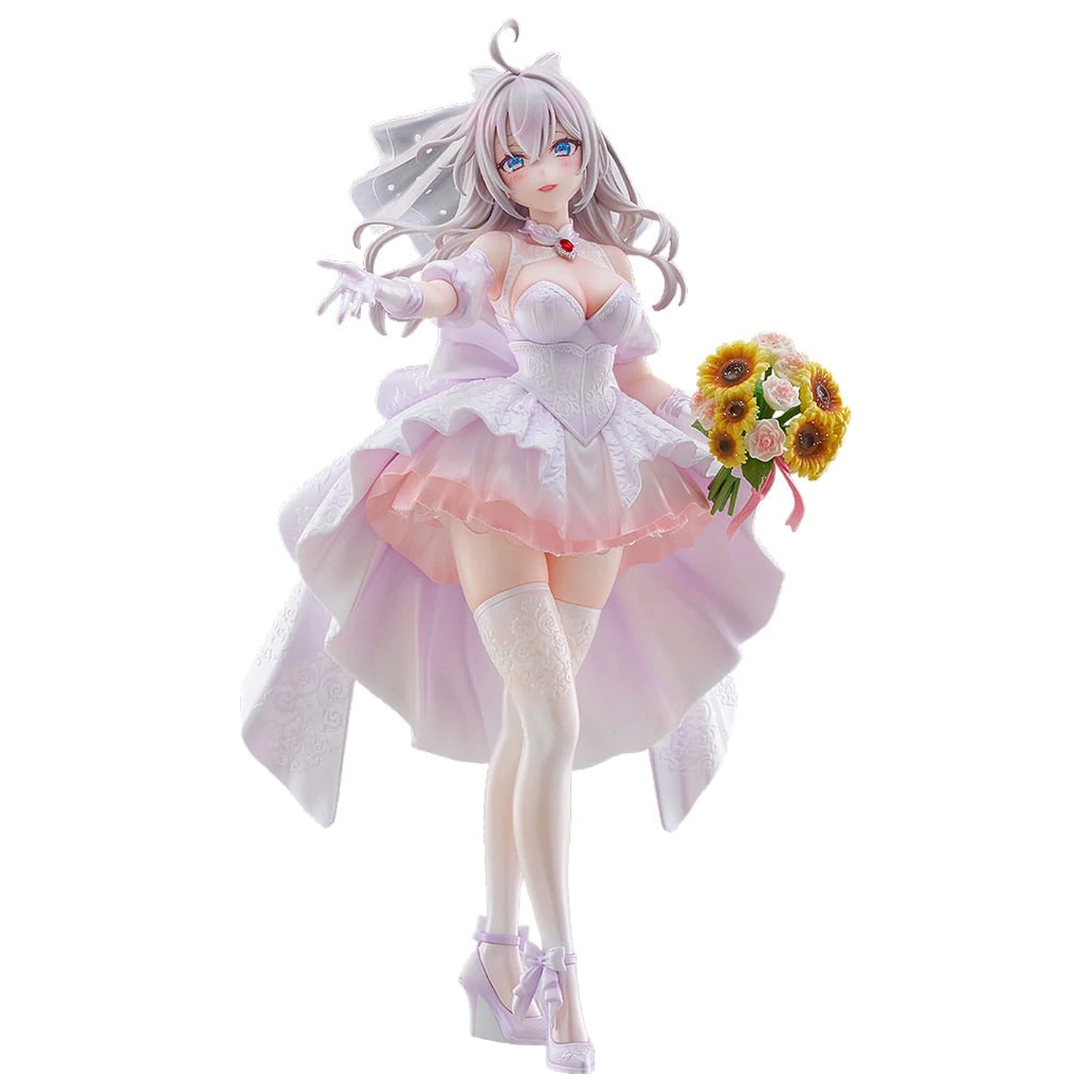 Alya Sometimes Hides Her Feelings in Russian Statue 1/7 Alisa Mikhailovna Kujou Wedding Dress Ver. 24 cm zdjęcie produktu