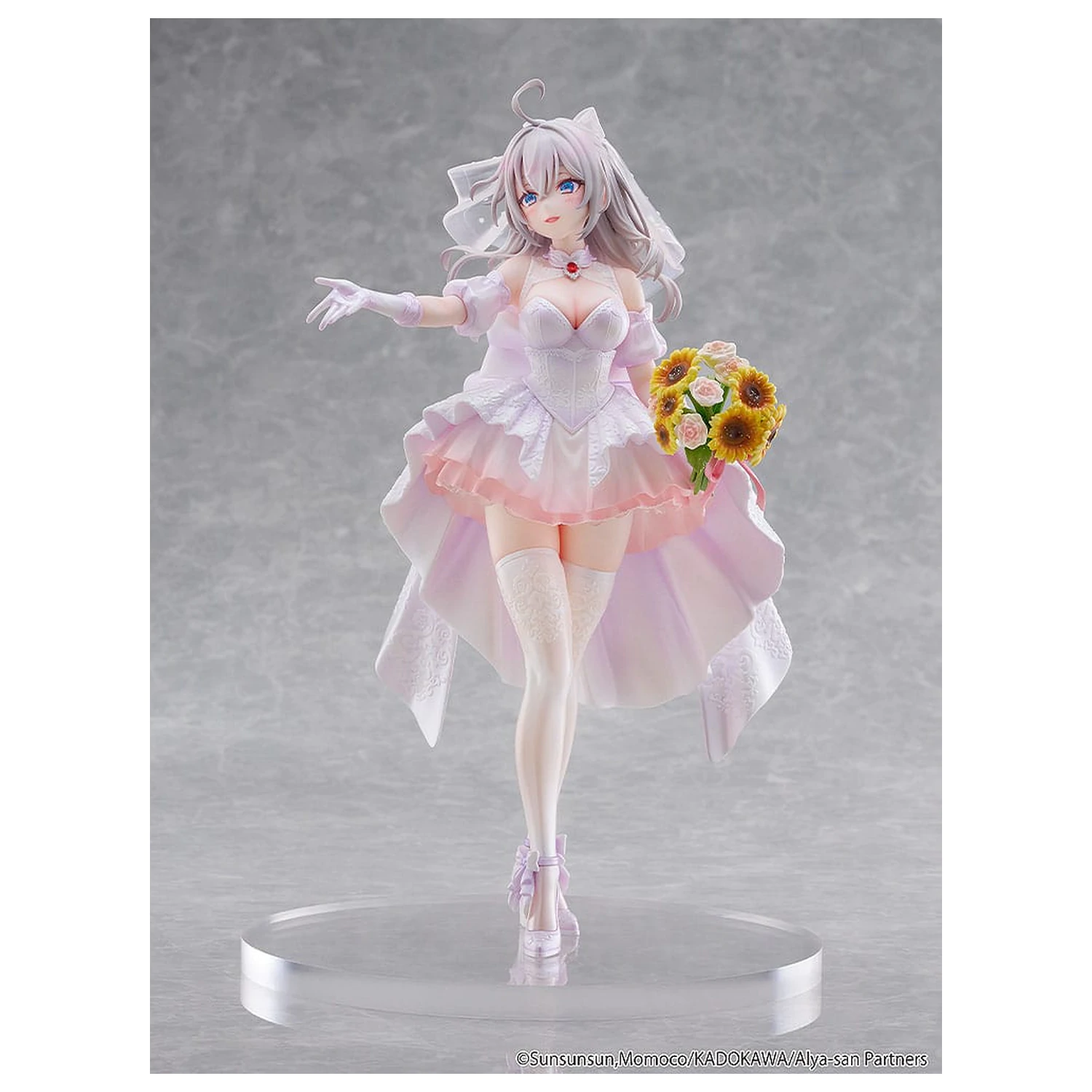 Alya Sometimes Hides Her Feelings in Russian Statue 1/7 Alisa Mikhailovna Kujou Wedding Dress Ver. 24 cm zdjęcie produktu