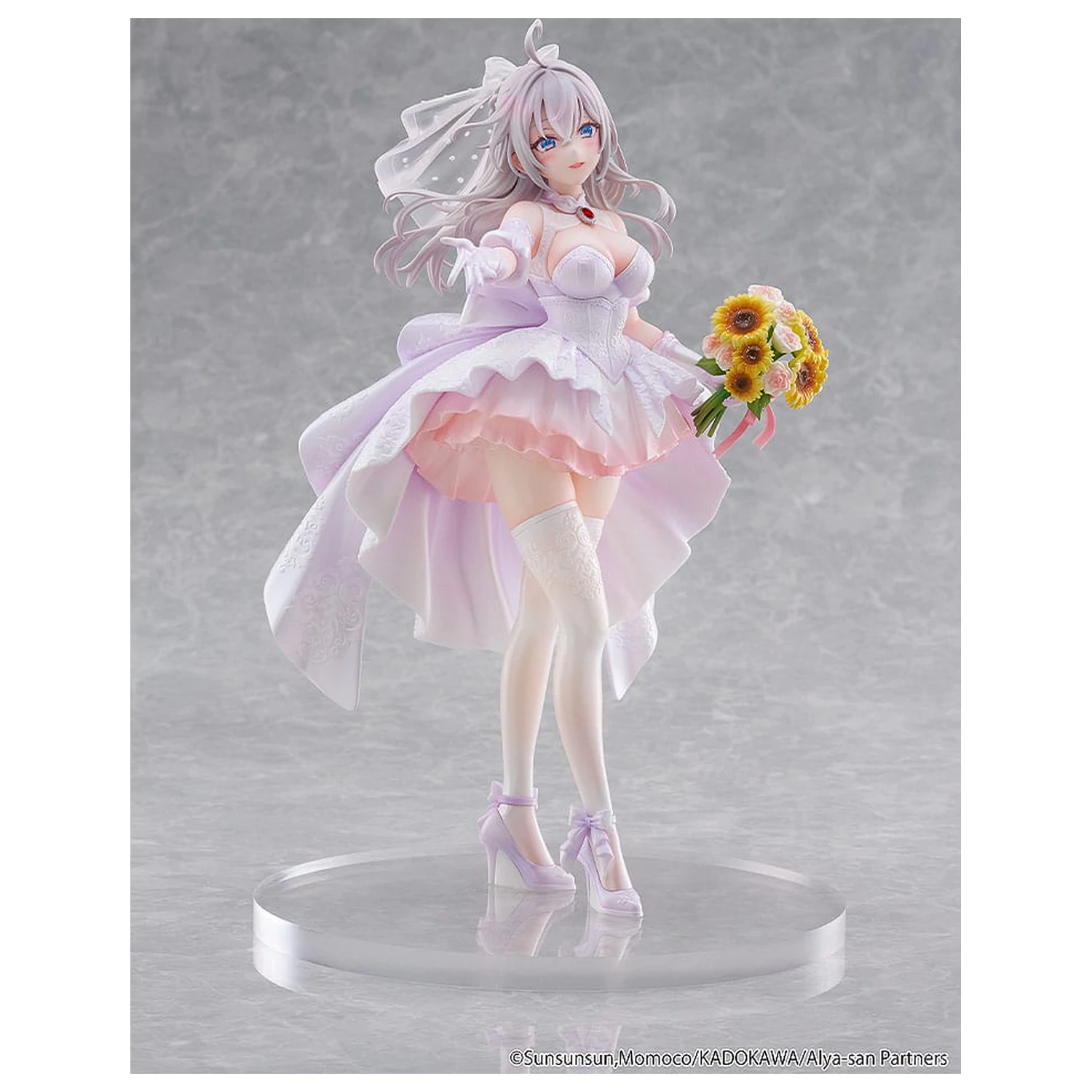 Alya Sometimes Hides Her Feelings in Russian Statue 1/7 Alisa Mikhailovna Kujou Wedding Dress Ver. 24 cm zdjęcie produktu