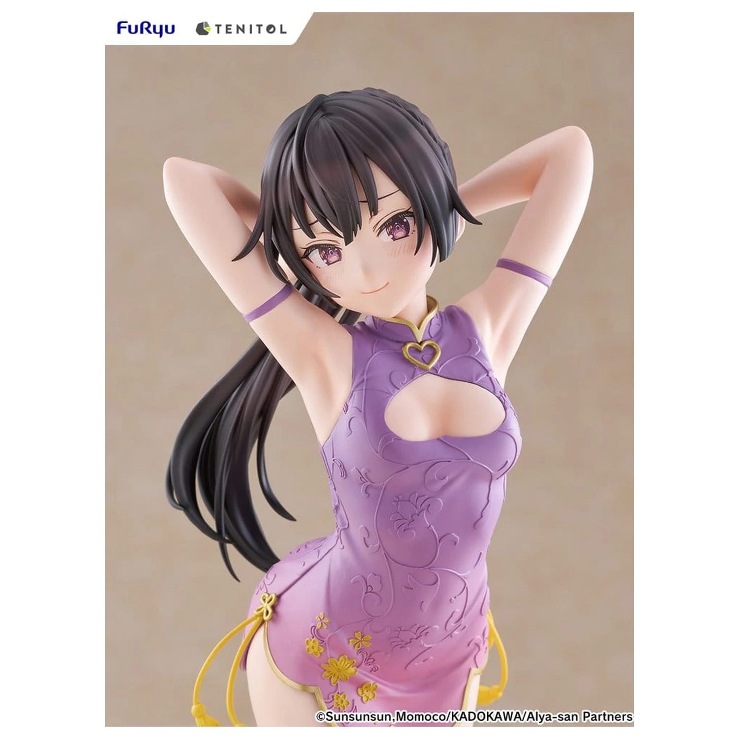 Alya Sometimes Hides Her Feelings in Russian Tenitol Tall PVC Figure Yuki Suou Cheongsam Ver. 28 cm zdjęcie produktu