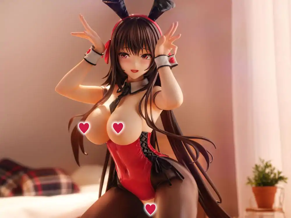Amakano 2+ PVC Statuetka 1/4 Yuuhi Kurohime Bunny Suit Ver. 32 cm zdjęcie produktu