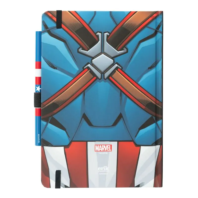 Marvel Captain America A5 premiumowy notes + długopis zdjęcie produktu