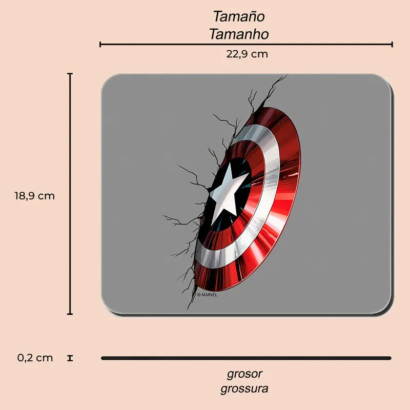 Marvel Captain America podkładka pod mysz zdjęcie produktu
