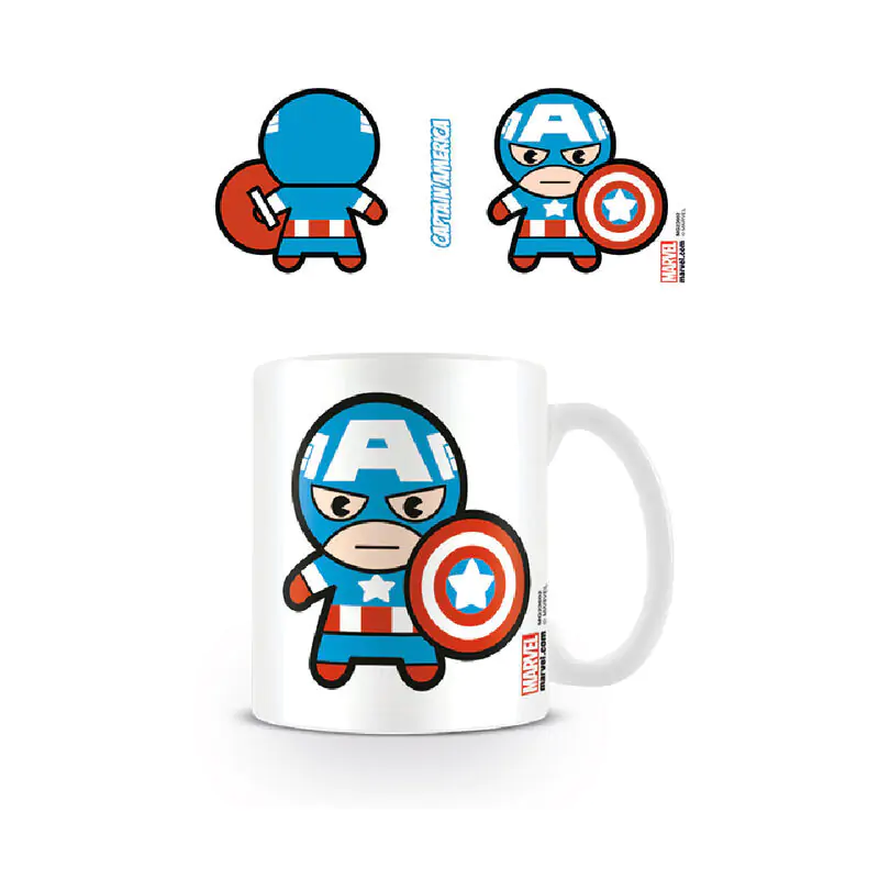 Marvel Captain America Kawaii kubek 315ml zdjęcie produktu