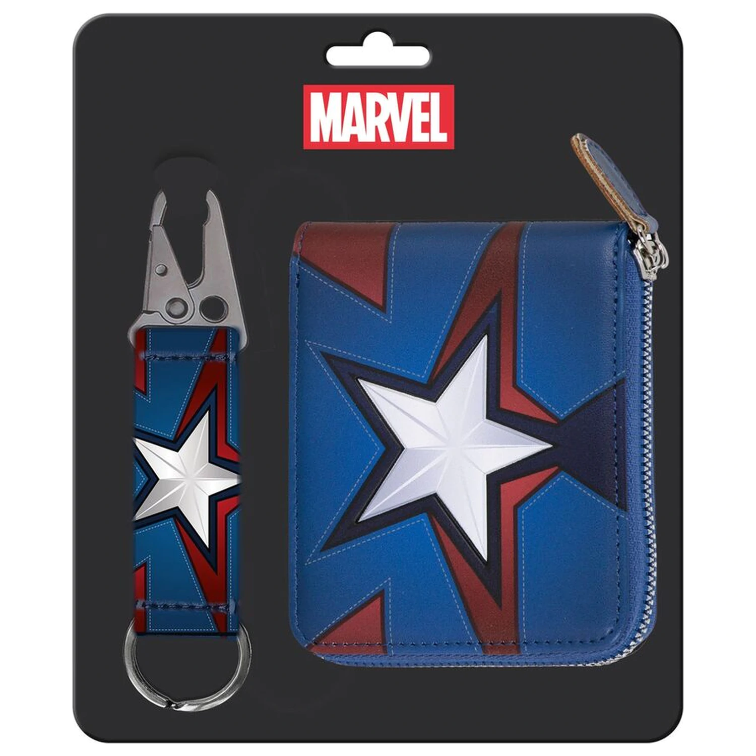 Marvel Captain America zestaw brelok + portfel zdjęcie produktu
