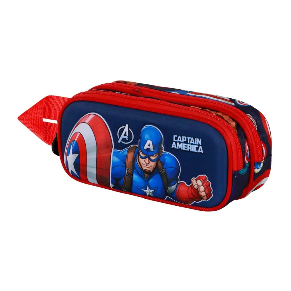 Marvel Kapitan Ameryka Patriot 3D podwójny piórnik zdjęcie produktu