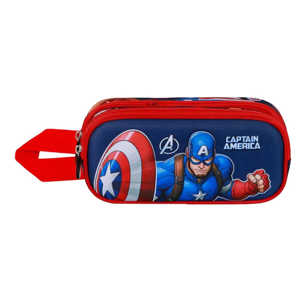 Marvel Kapitan Ameryka Patriot 3D podwójny piórnik zdjęcie produktu