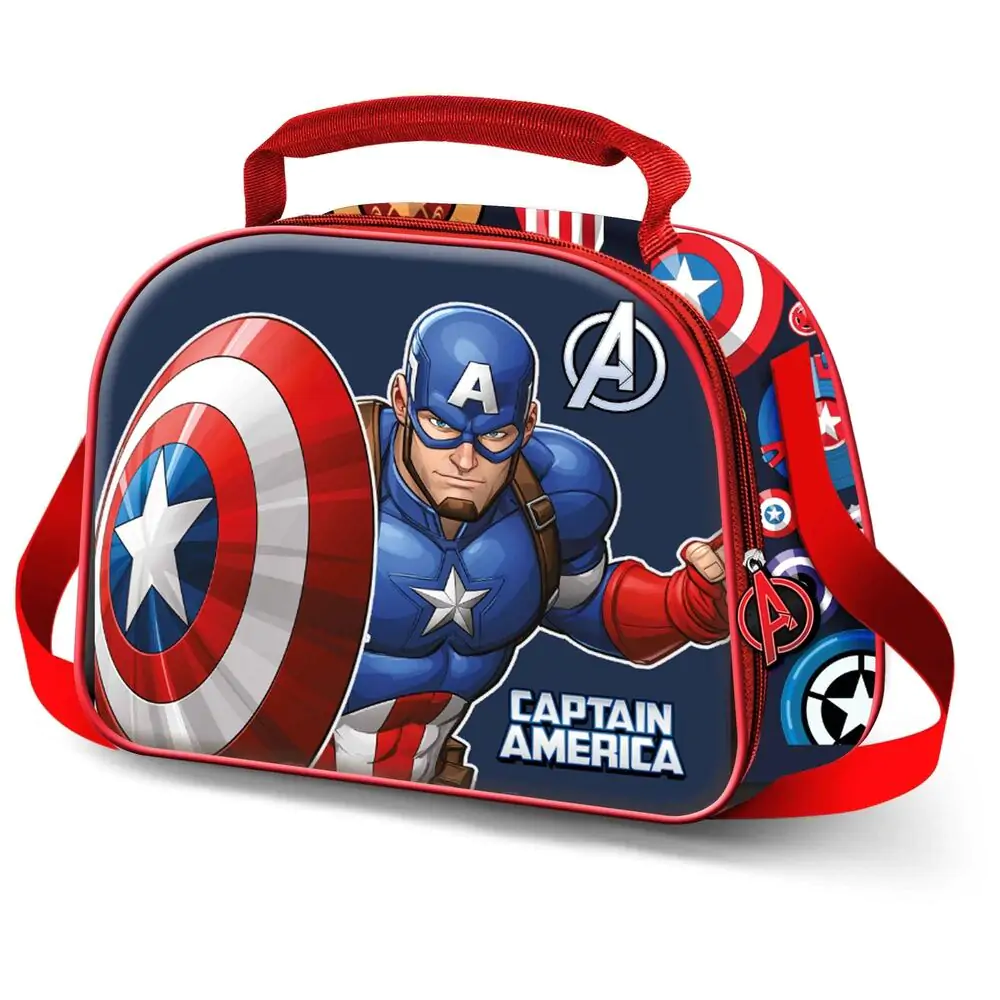 Marvel Captain America Patriot Torba na Lunch 3D zdjęcie produktu