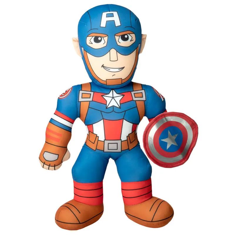 Marvel Captain America pluszowa zabawka z dźwiękiem 38 cm zdjęcie produktu