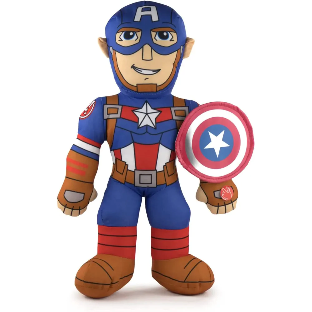 Marvel Captain America pluszowa zabawka z dźwiękiem 50 cm zdjęcie produktu