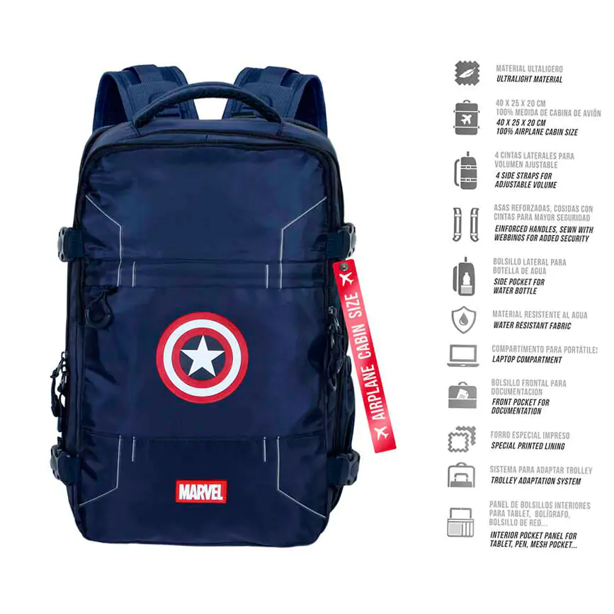 Marvel Captain America plecak 40cm zdjęcie produktu