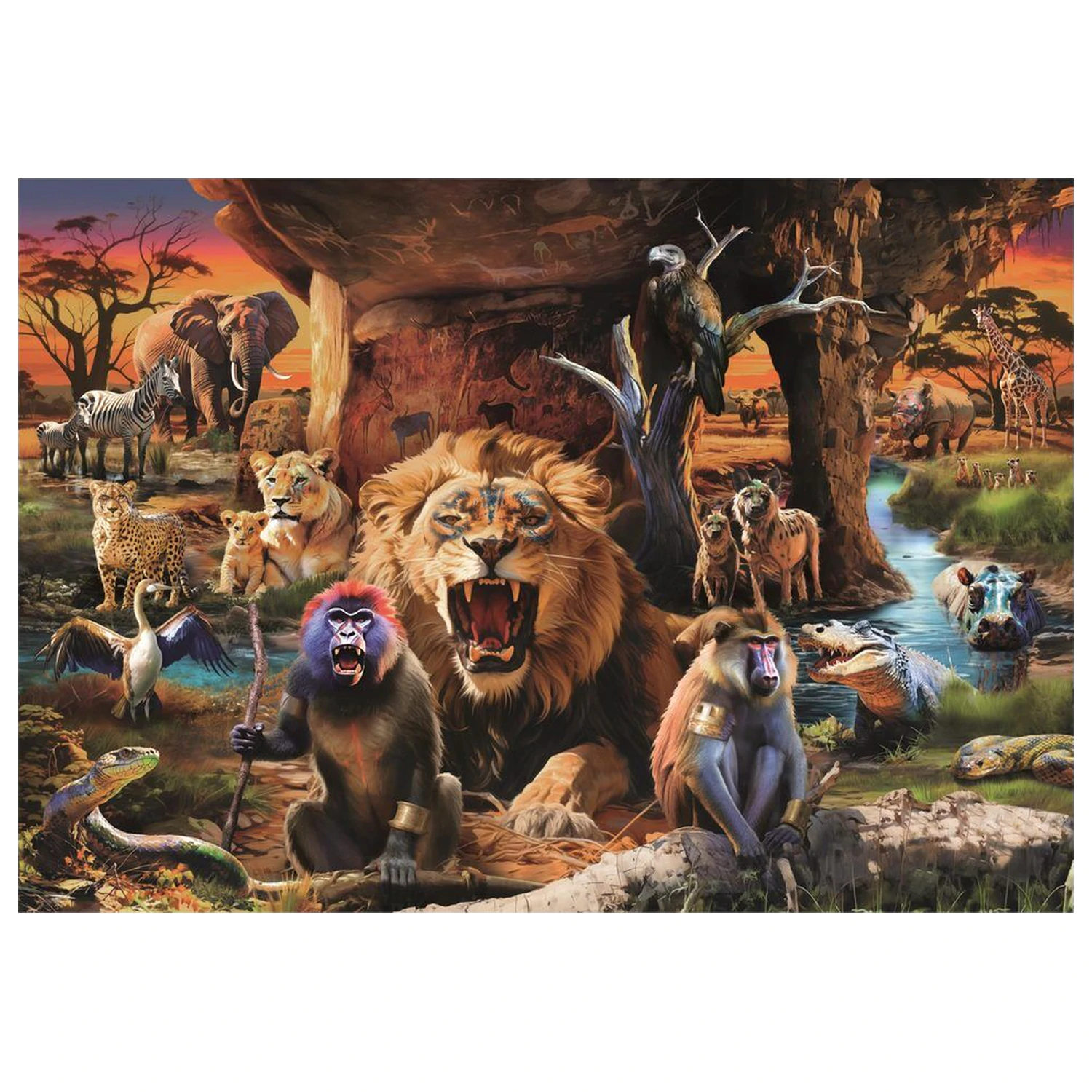 Puzzle zwierzęta 1500 sztuk zdjęcie produktu