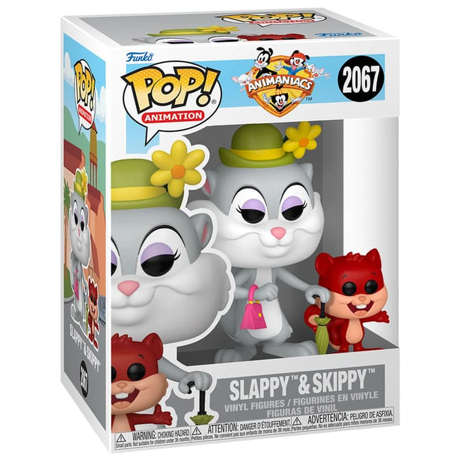 Animaniacs Funko POP! Animation Winyl Figurka Slappy w/Skippy 9 cm zdjęcie produktu