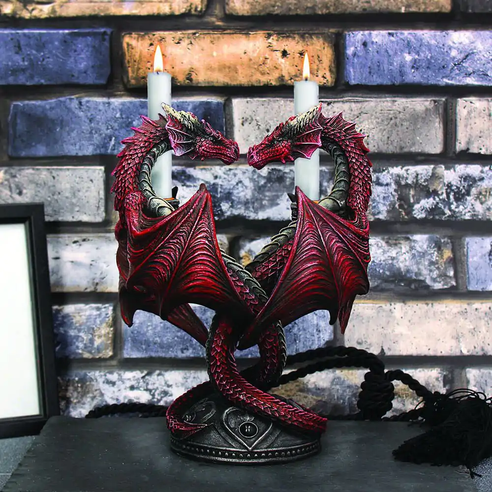 Świecznik Anne Stokes Dragon Heart Valentine's Edition 23 cm zdjęcie produktu