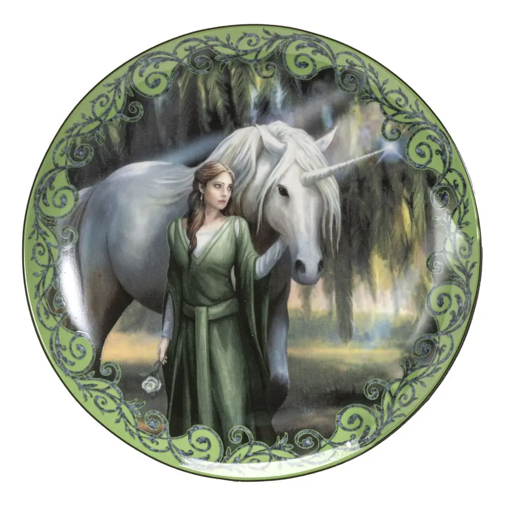 Anne Stokes Plates 4-Pack Unicorn and Maiden - Zestaw 4 talerzy zdjęcie produktu