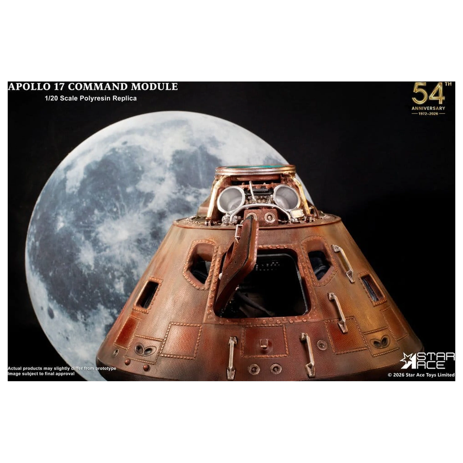 Apollo 17 Replika 1/20 modułu dowodzenia 20 cm zdjęcie produktu