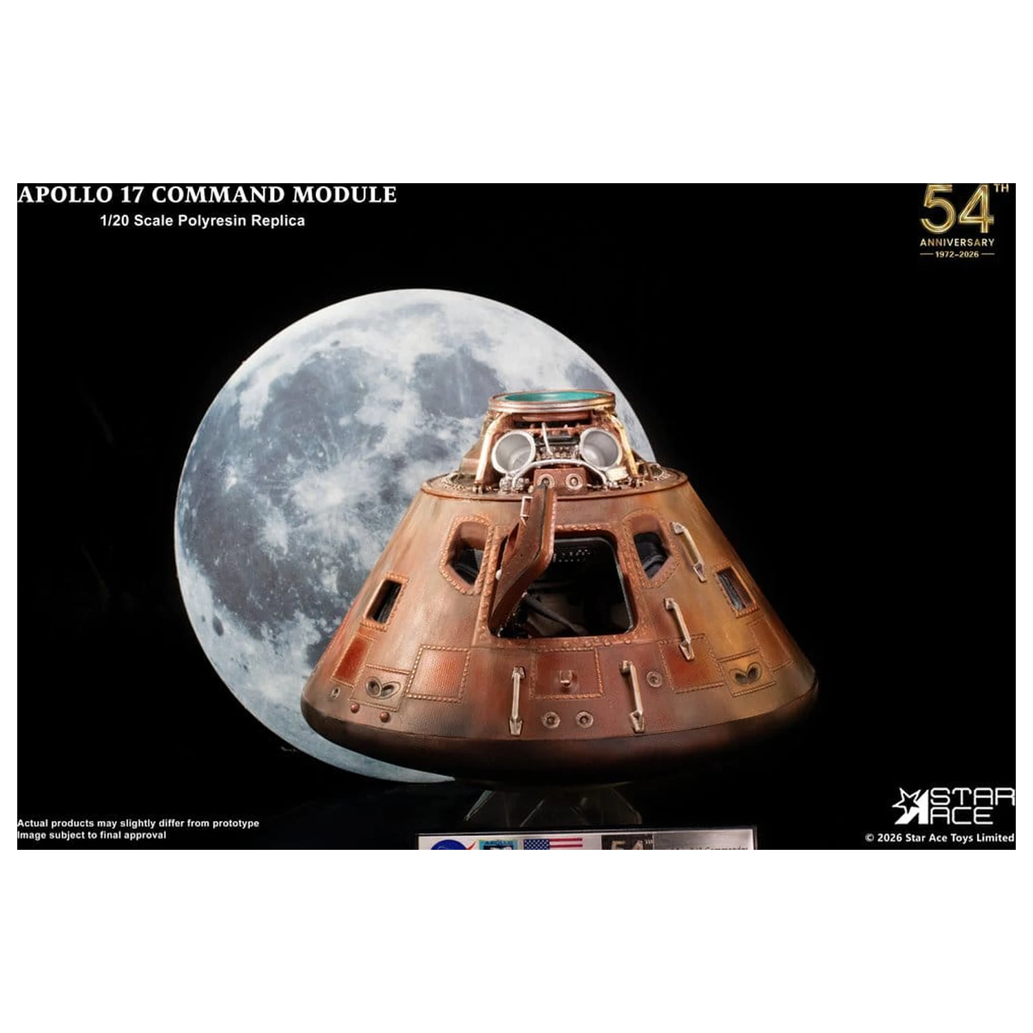 Apollo 17 Replika 1/20 modułu dowodzenia 20 cm zdjęcie produktu