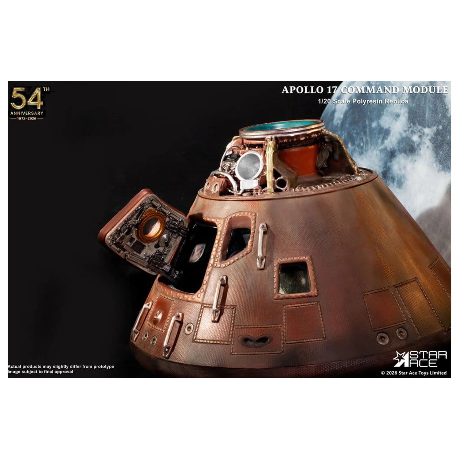 Apollo 17 Replika 1/20 modułu dowodzenia 20 cm zdjęcie produktu
