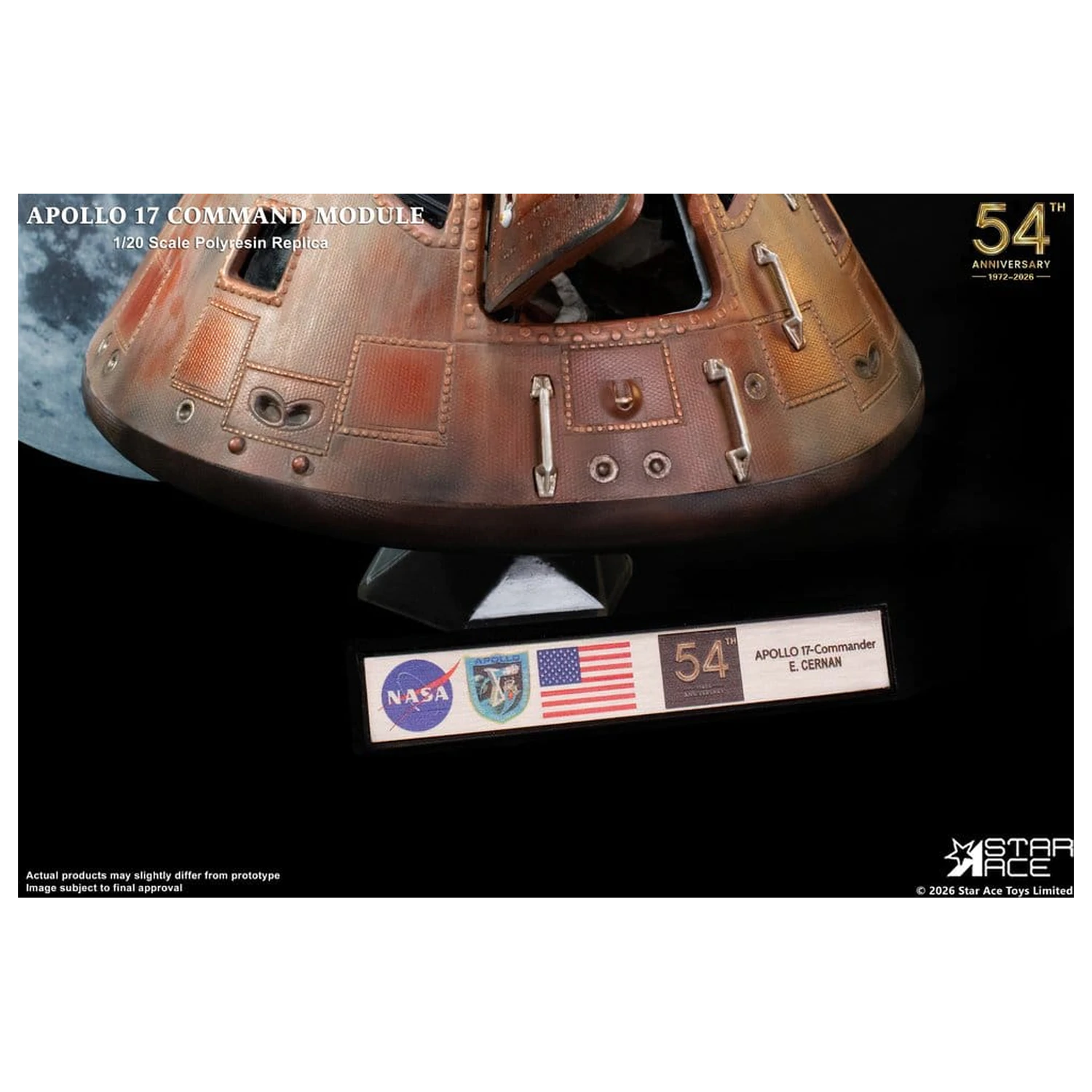 Apollo 17 Replika 1/20 modułu dowodzenia 20 cm zdjęcie produktu