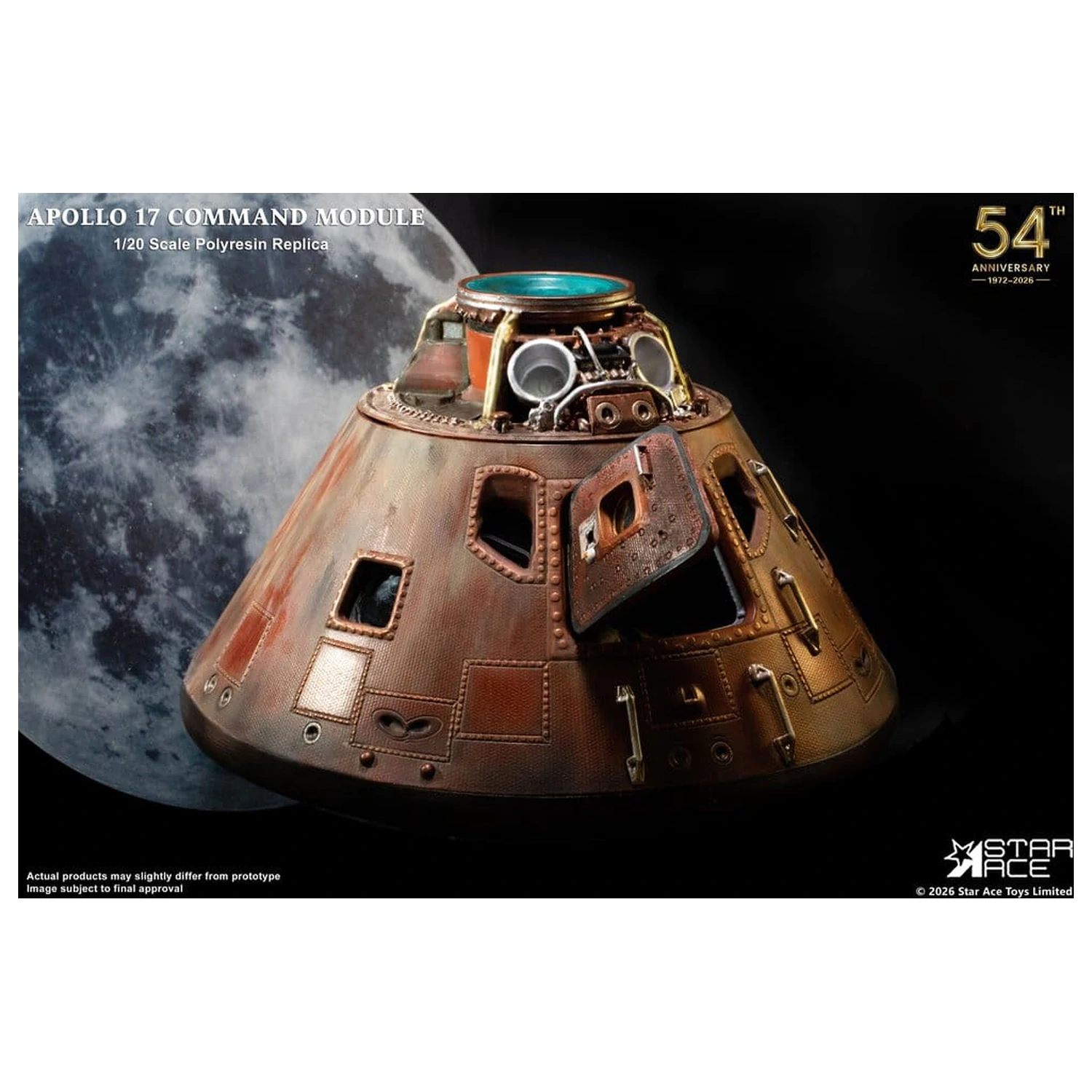 Apollo 17 Replika 1/20 modułu dowodzenia 20 cm zdjęcie produktu