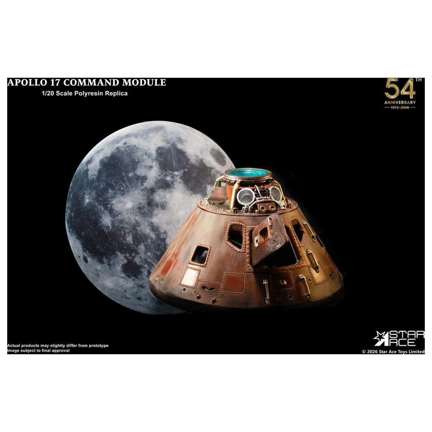 Apollo 17 Replika 1/20 modułu dowodzenia 20 cm zdjęcie produktu